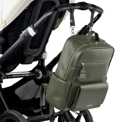TWELVElittle Peek-A-Boo Backpack Diaper Bag - Olive