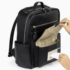 TWELVElittle Peek-a-boo Backpack - Black