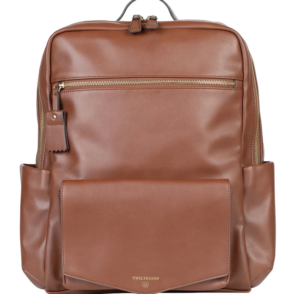 TWELVElittle Peek-a-boo Backpack Diaper Bag - Toffee