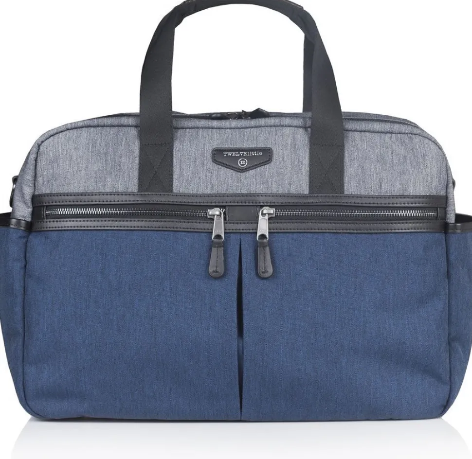 TWELVElittle Unisex Courage Satchel - Grey/Navy