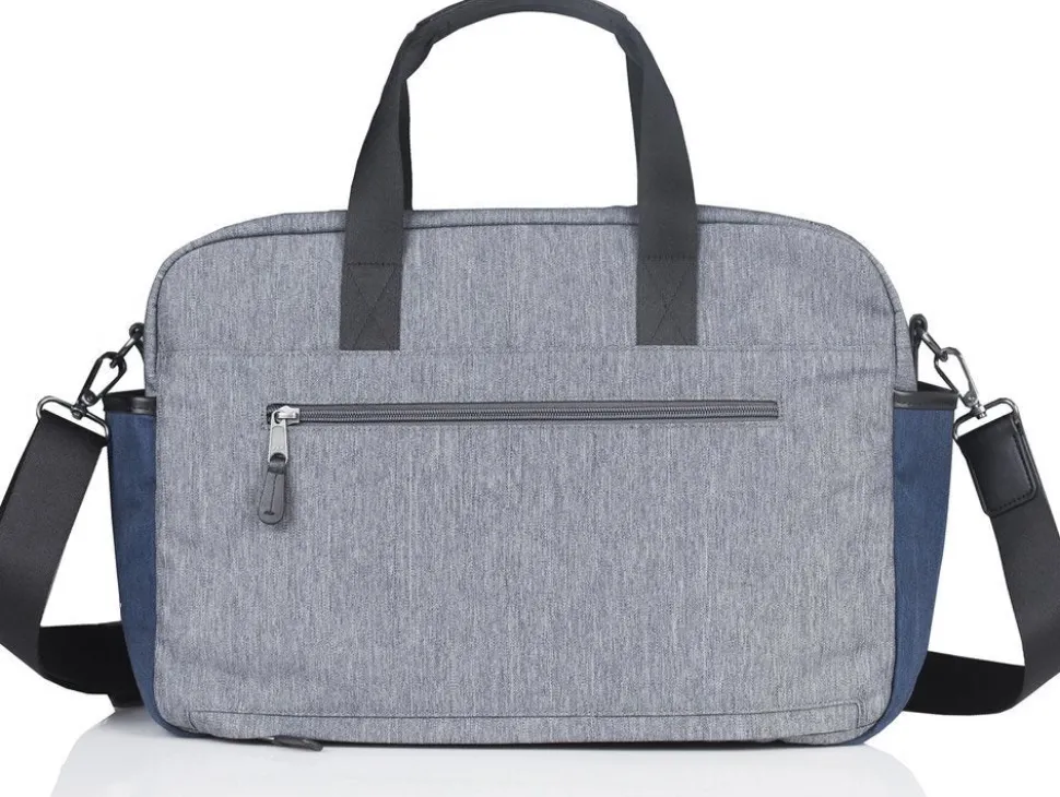 TWELVElittle Unisex Courage Satchel - Grey/Navy