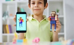 Ukidz PIXIO Abstract Series AMPHIBIO - 60 Magnetic Blocks in 5 Colors