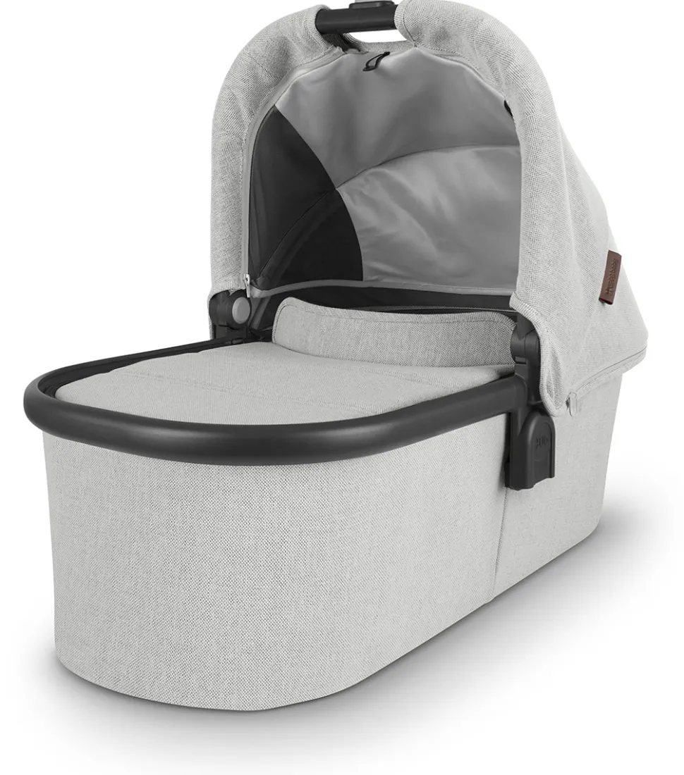 UPPAbaby Bassinet - Anthony (White and Grey Chenille / Carbon)