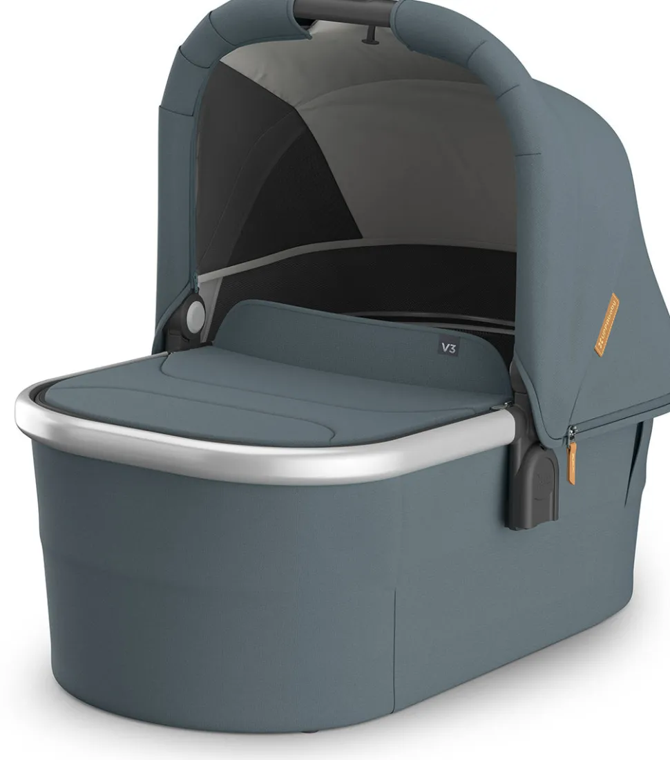 UPPAbaby Bassinet V3 - Callum (Stone Blue / Silver Frame)