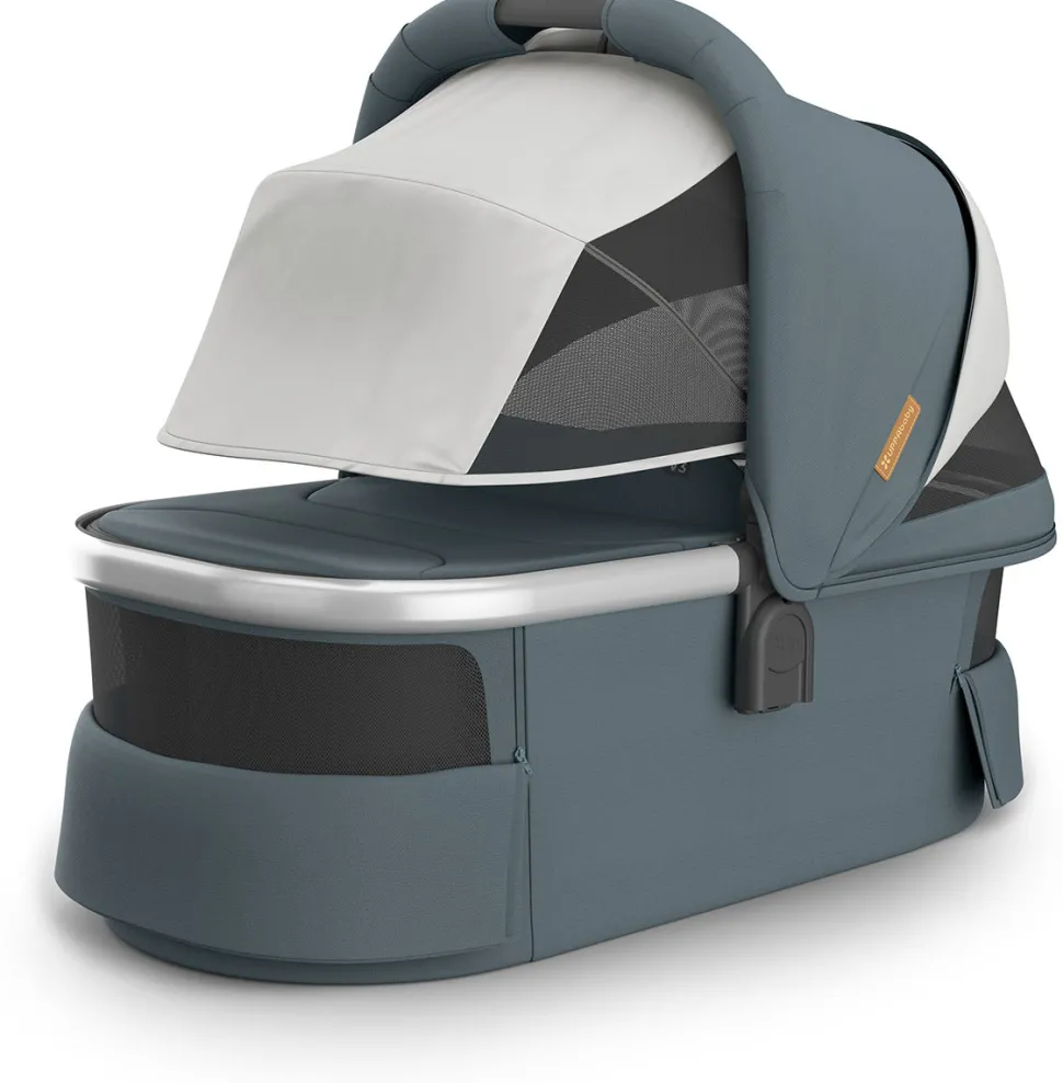 UPPAbaby Bassinet V3 - Callum (Stone Blue / Silver Frame)