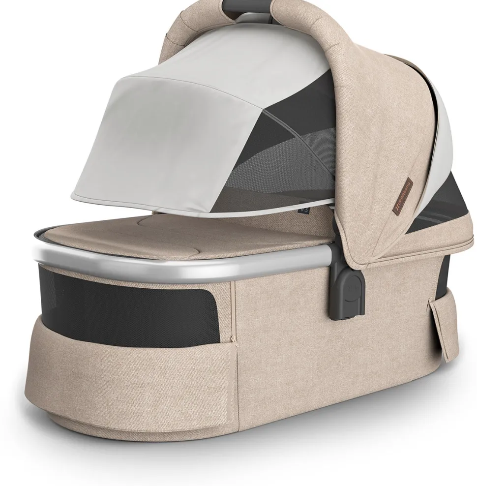 UPPAbaby Bassinet V3 - Declan (Oat Melange / Silver Frame)