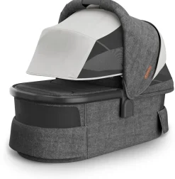 UPPAbaby Bassinet V3 - Greyson (Charcoal Melange / Carbon Frame)