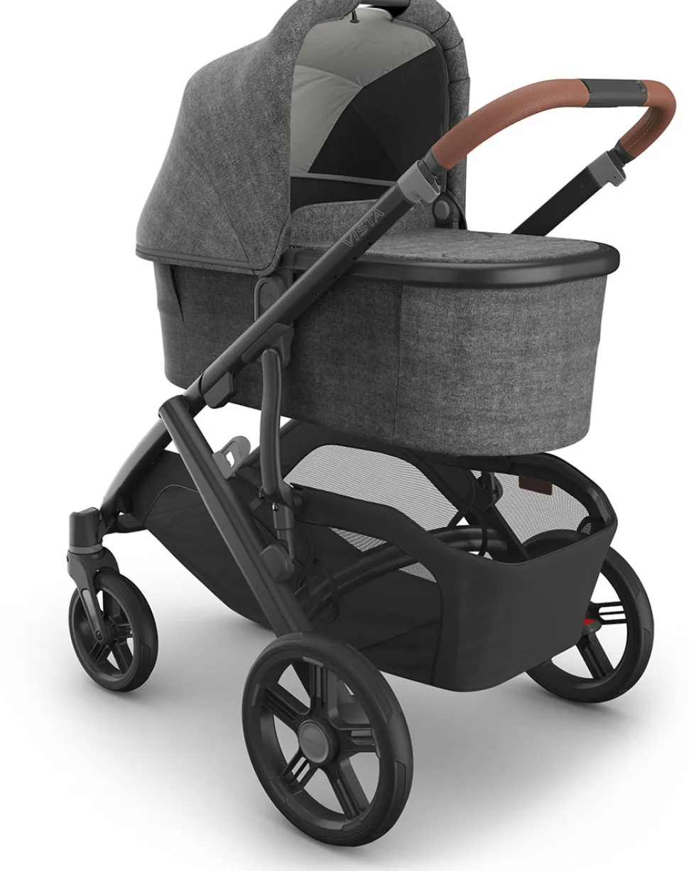 UPPAbaby Bassinet V3 - Greyson (Charcoal Melange / Carbon Frame)