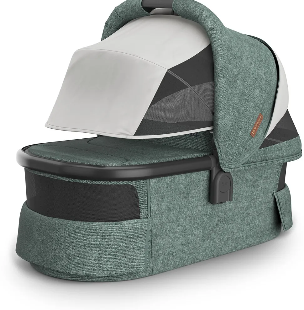 UPPAbaby Bassinet V3 - Gwen (Green Melange / Carbon Frame)