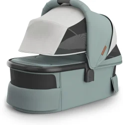UPPAbaby Bassinet V3 - Kenzi (Mystic Aqua / Carbon Frame)