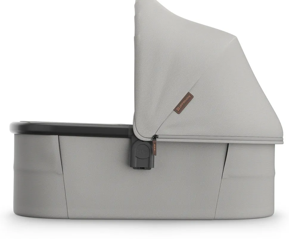 UPPAbaby Bassinet V3 - Savannah (Pearl Gray Jacquard / Carbon Frame)