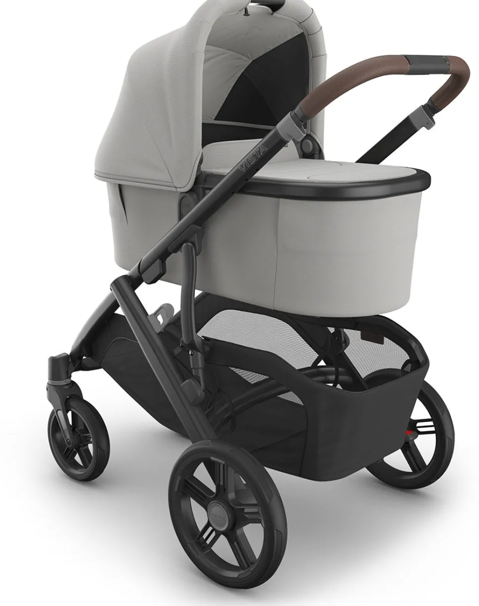 UPPAbaby Bassinet V3 - Savannah (Pearl Gray Jacquard / Carbon Frame)