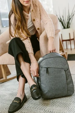 UPPAbaby Changing Backpack Diaper Bag - Jordan (Charcoal Melange)
