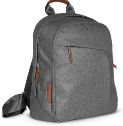 UPPAbaby Changing Backpack - Greyson (Charcoal Melange/Saddle Leather)