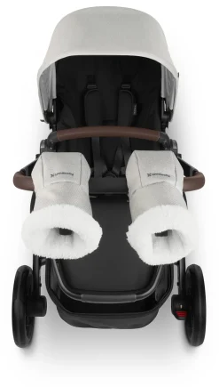 UPPAbaby Cozy Hand Muffs - Savannah (Pearl Gray Jacquard)