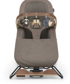 UPPAbaby Mira Bouncer Toy Bar - Forest Fun (Grey / Walnut Wood)