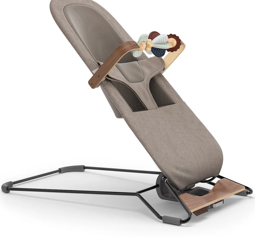 UPPAbaby Mira 2-in-1 Bouncer + Toy Bar Bundle - Wells / Wonder Wheel