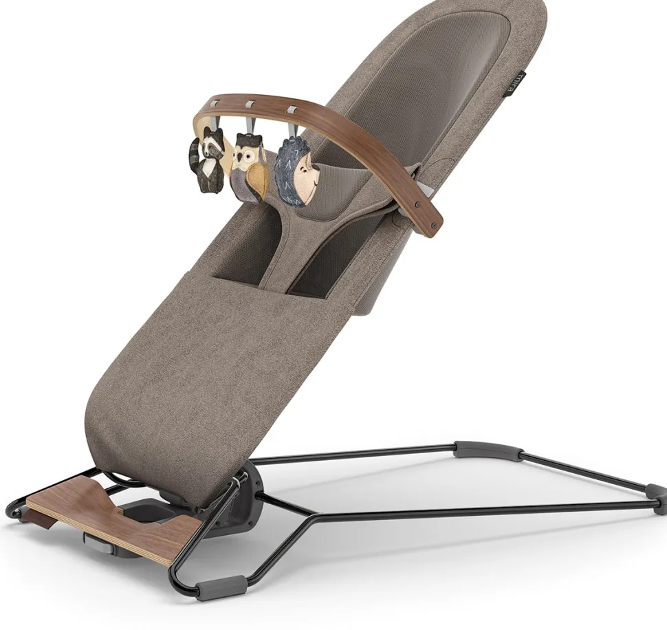 UPPAbaby Mira 2-in-1 Bouncer + Toy Bar Bundle - Wells / Forest Fun