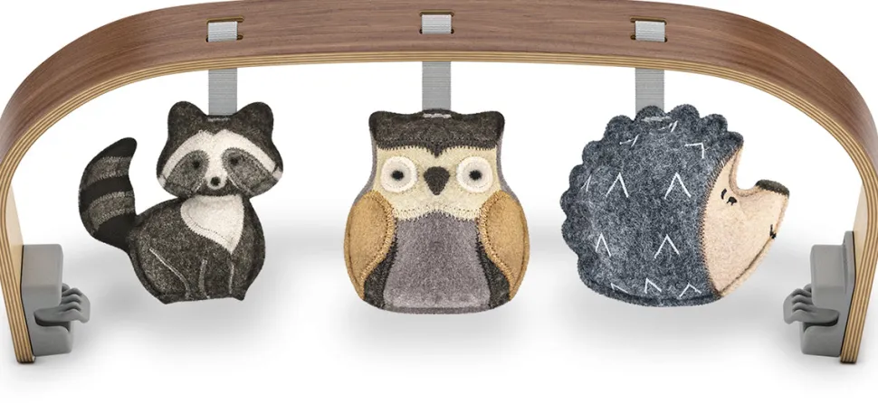 UPPAbaby Mira 2-in-1 Bouncer + Toy Bar Bundle - Wells / Forest Fun