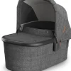 UPPAbaby OPEN BOX Bassinet V3 - Greyson (Charcoal Melange / Carbon Frame)