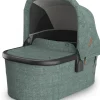 UPPAbaby OPEN BOX Bassinet V3 - Gwen (Green Melange / Carbon Frame)