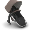UPPAbaby RumbleSeat V3 - Theo (Dark Taupe / Silver Frame / Chestnut Leather)