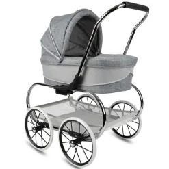 Valco Princess Doll Stroller - Grey / White