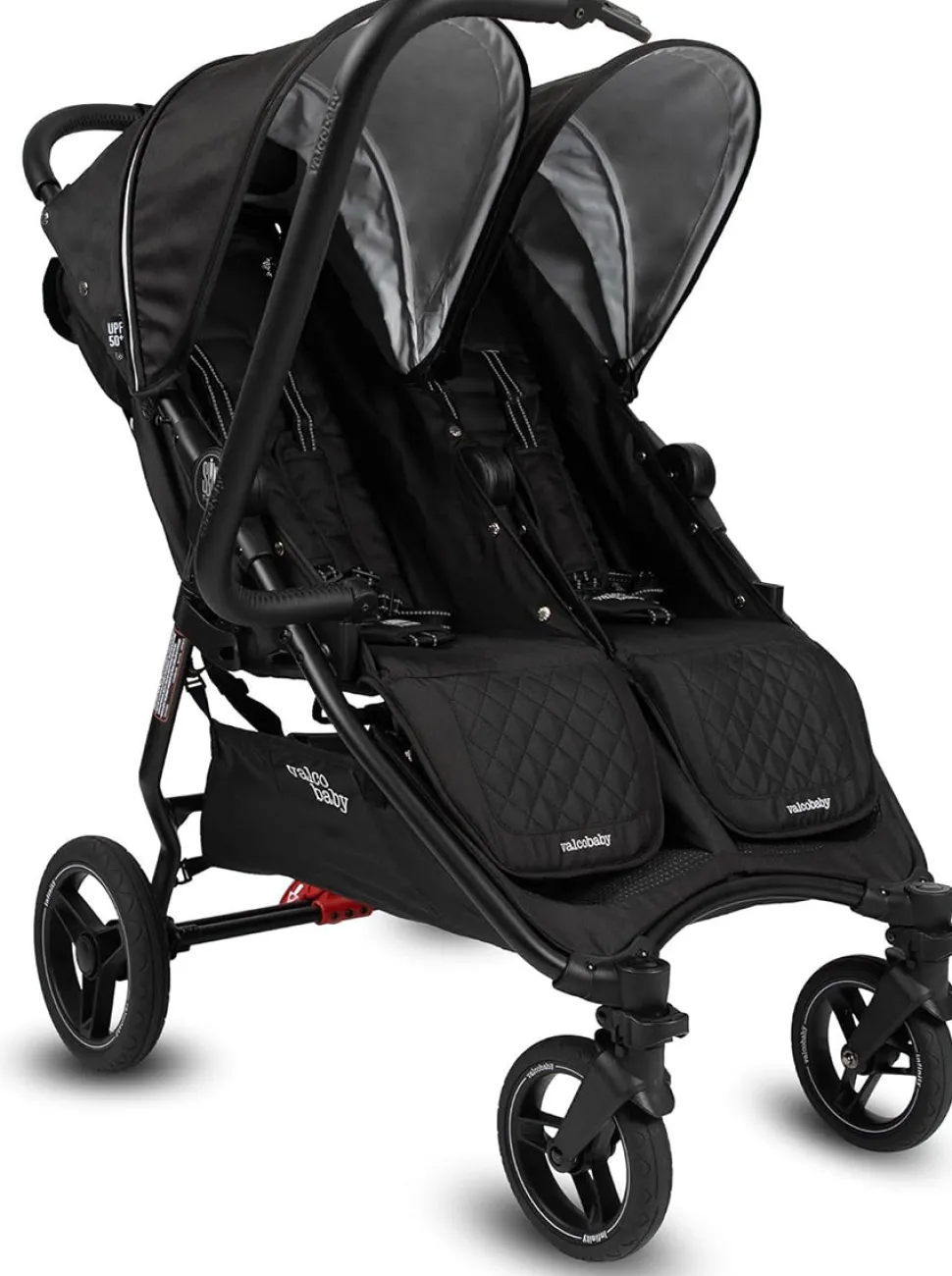 Valco Slim Twin Double Stroller Sport Edition - Raven