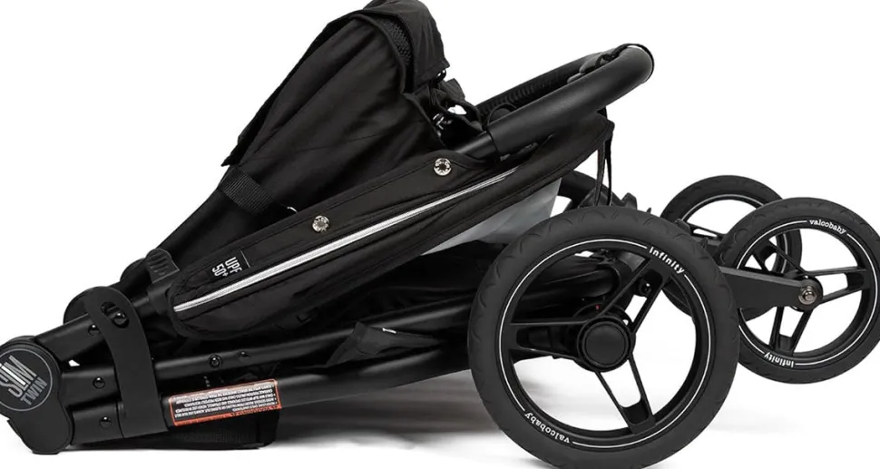 Valco Slim Twin Double Stroller Sport Edition - Raven