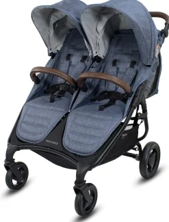 Valco Trend Duo Side by Side Double Stroller 2025 Denim