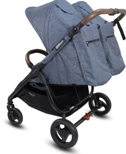 Valco Trend Duo Side by Side Double Stroller 2025 Denim