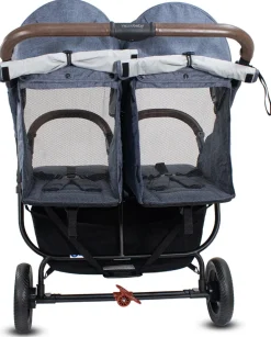 Valco Trend Duo Side by Side Double Stroller 2025 Denim