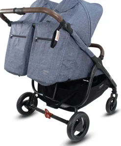 Valco Trend Duo Side by Side Double Stroller 2025 Denim