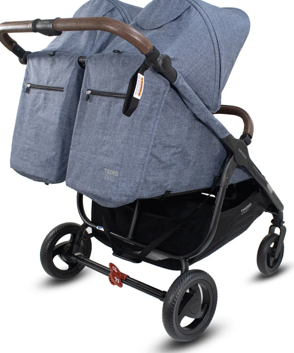 Valco Trend Duo Side by Side Double Stroller 2025 Denim