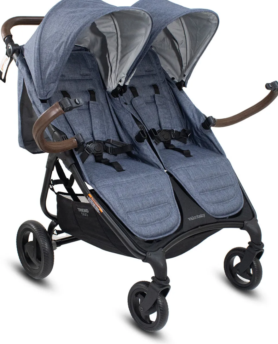 Valco Trend Duo Side by Side Double Stroller 2025 Denim
