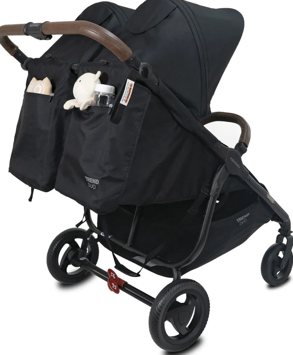 Valco Trend Duo Side by Side Double Stroller 2025 Black
