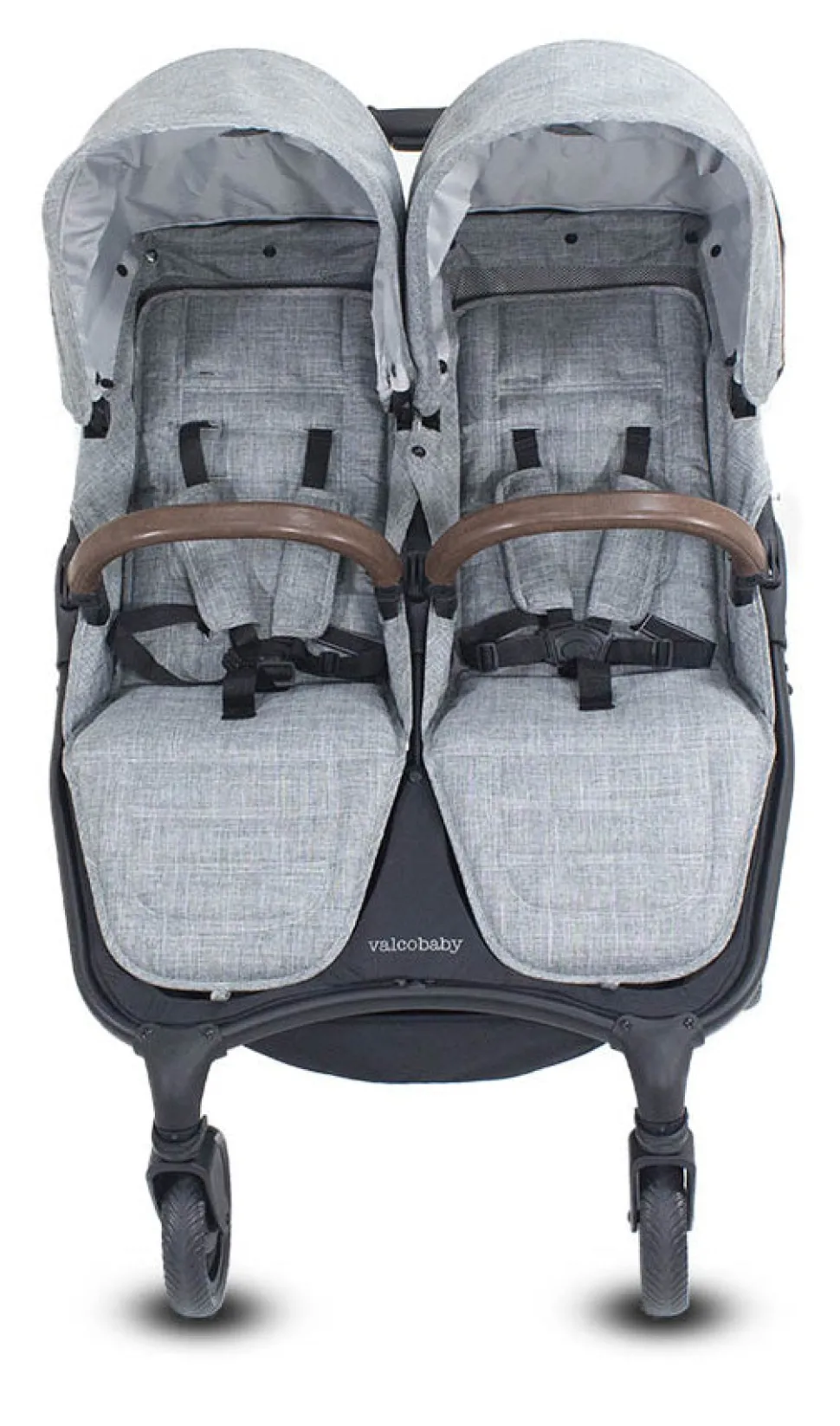 Valco Trend Duo Twin Side by Side Double Stroller + Bassinet Bundle 2025 Denim / Denim