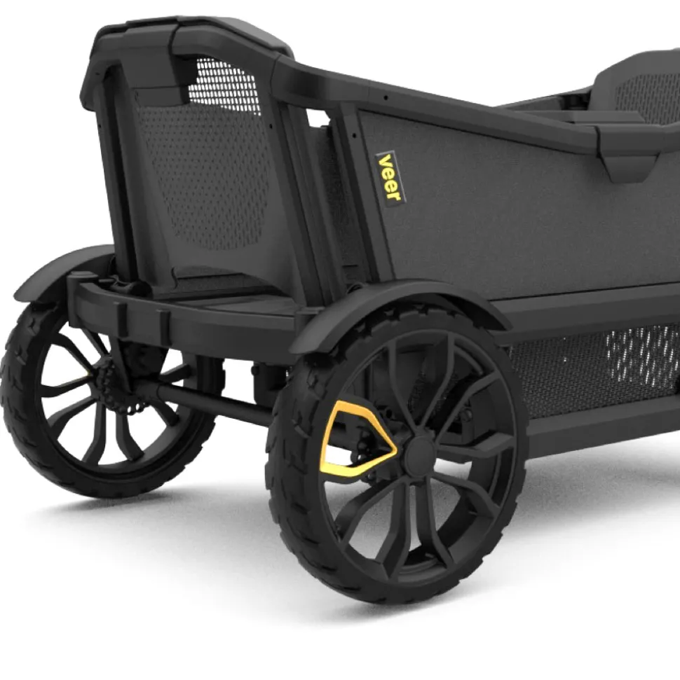 Veer Cruiser (2 Seater) Stroller Wagon Bundle - Gray