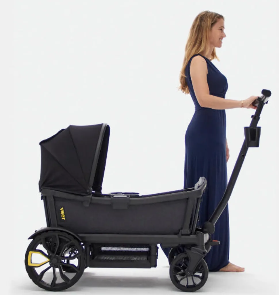 Veer Cruiser (2 Seater) Stroller Wagon Bundle - Gray