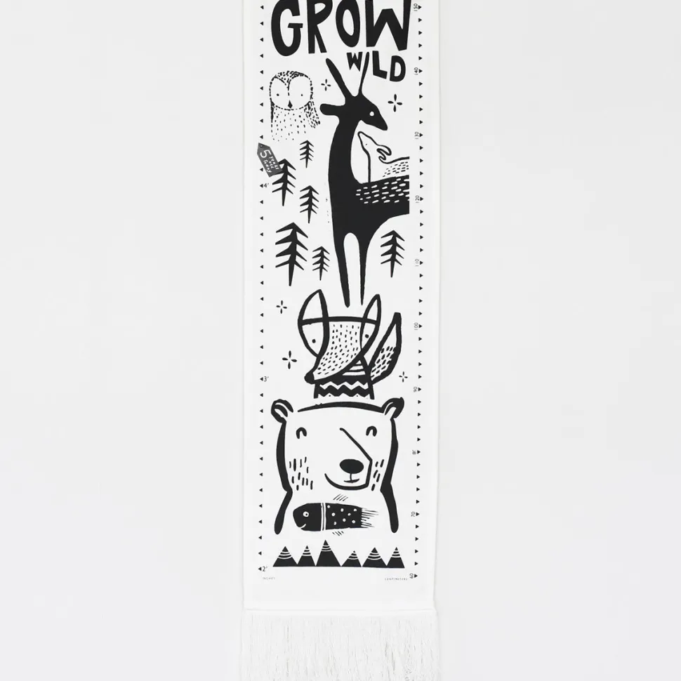 Wee Gallery Canvas Growth Chart - Woodland