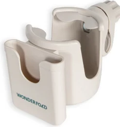 WonderFold 2-In-1 Cup & Phone Holder - Beige (fits all wagons)