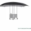 WONDERFOLD S5 Convertible Utility Wagon Canopy - Black