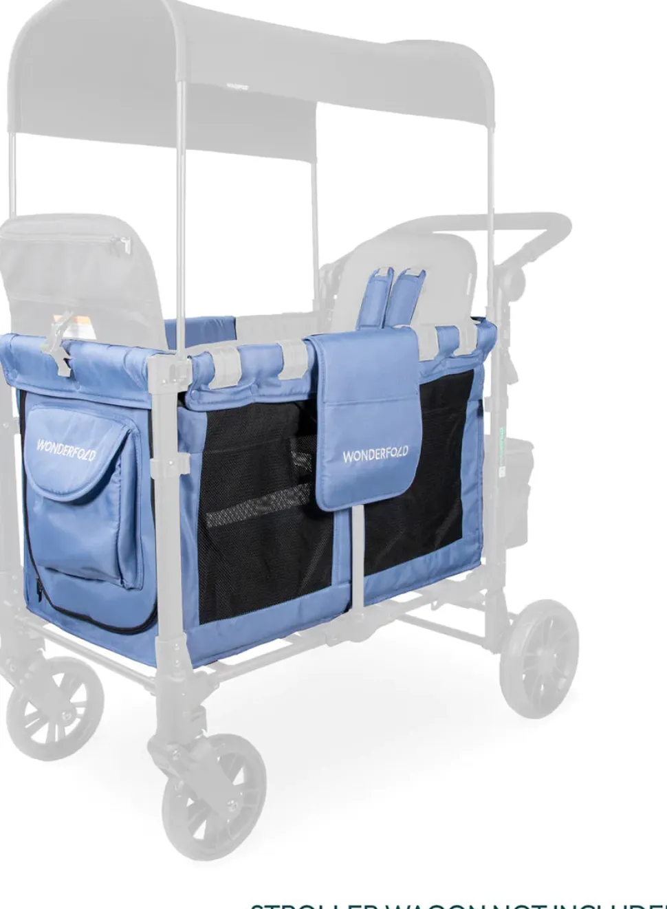 Wonderfold W2 Elite / Luxe Carriage Fabric - Storm Blue
