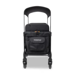 WonderFold W4 Elite Pro (4 Seater) Stroller Wagon - Jet Black