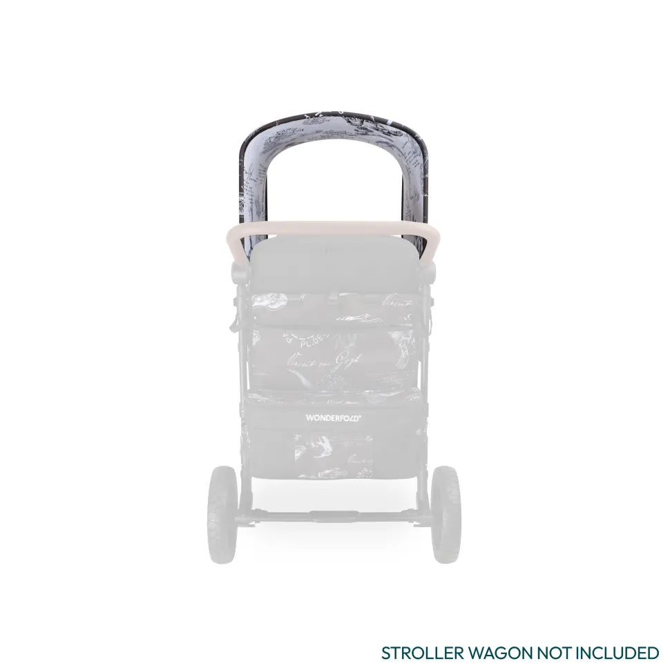 WonderFold W2 Elite/luxe Panoramic Canopy - Van Gogh Sketches