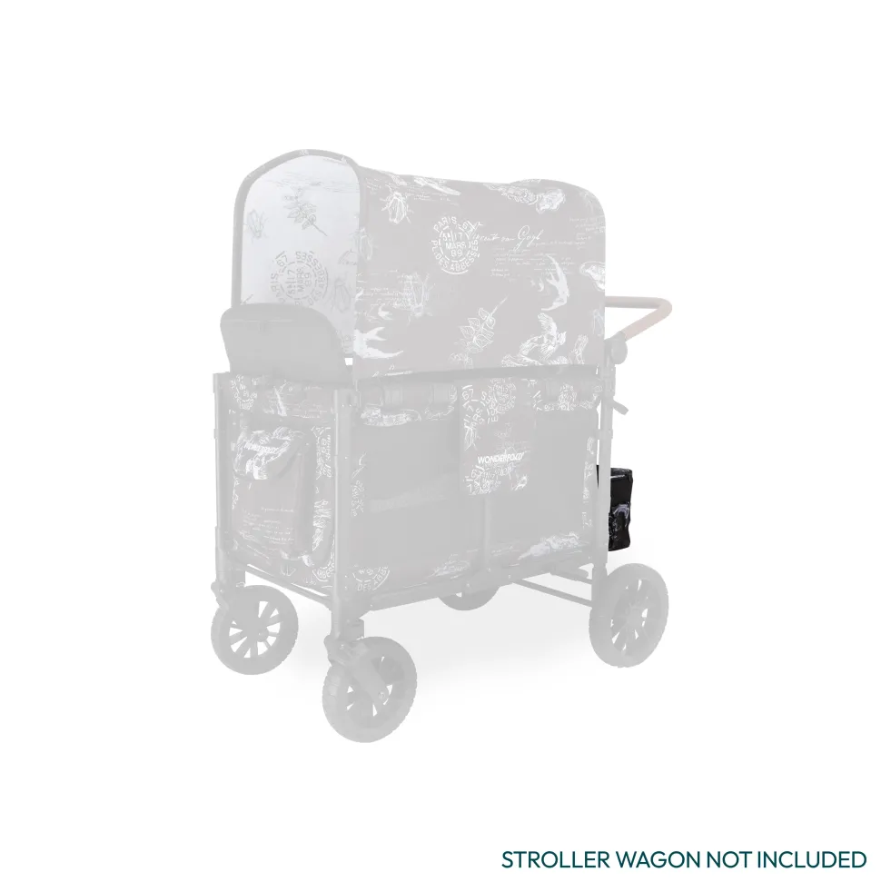 WonderFold W4 Elite/luxe Rear Basket - Van Gogh Sketches