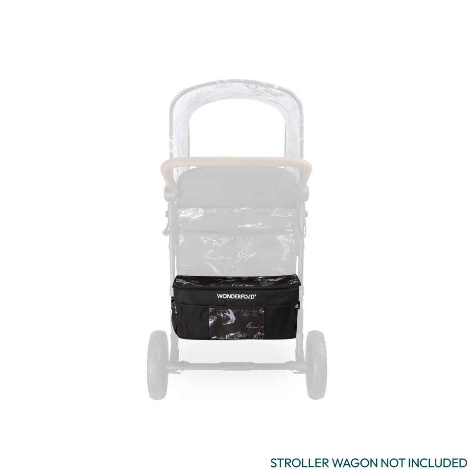 WonderFold W2 Elite/luxe Rear Basket - Van Gogh Sketches