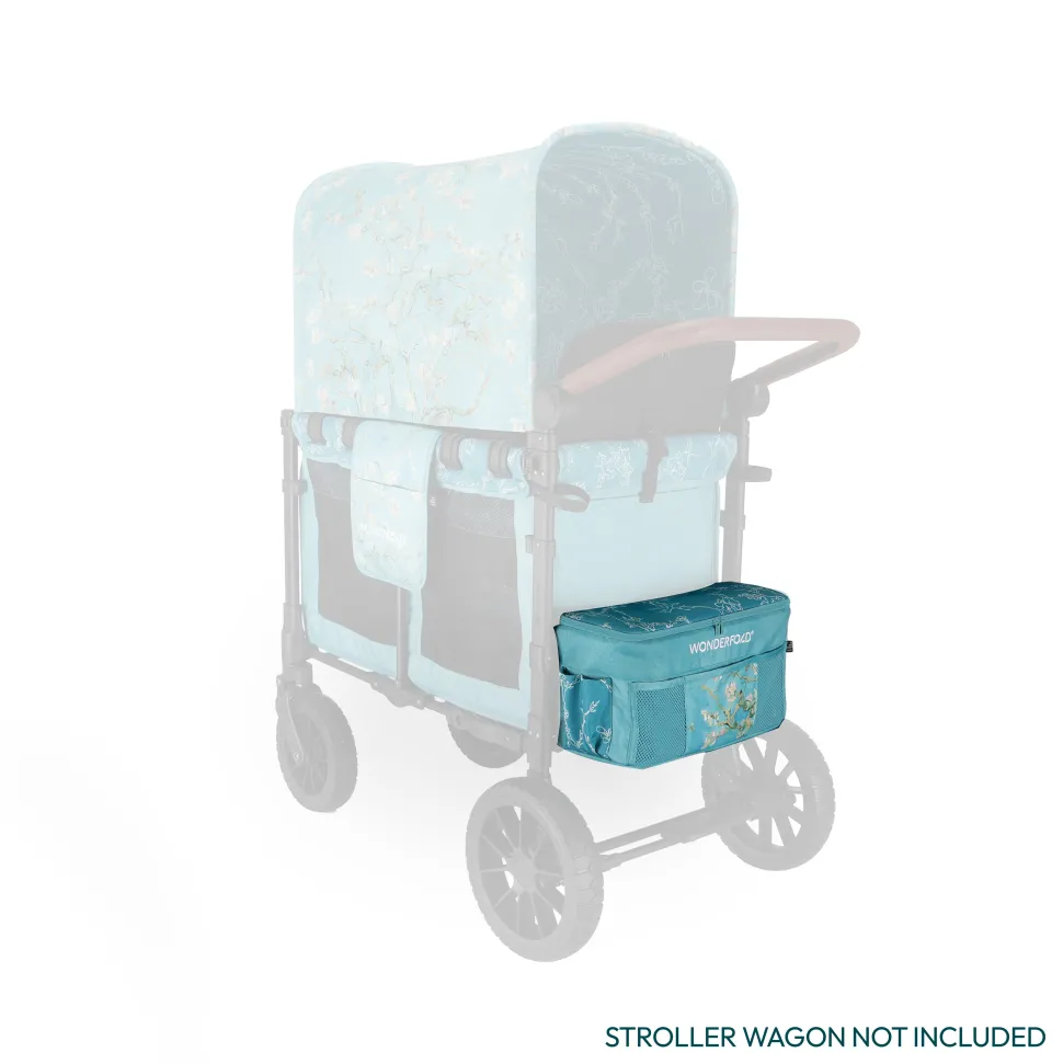 WonderFold W2 Elite/luxe Rear Basket - Van Gogh Almond Blossoms