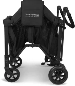WonderFold W2 Original (2 Seater) Double Stroller Wagon - Black
