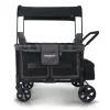 WonderFold W4 Original Quad (4 Seater) Stroller Wagon - Black